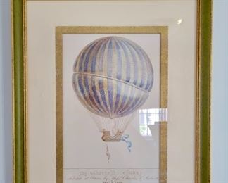 Item 37B: Blue Balloon Framed Print: $75