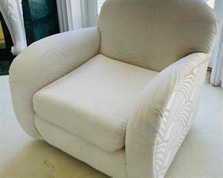 18_____ $250
Karpen Pair of swivel
  chairs as-is tear in arm 32H x 32W - 22W to seat - 17H