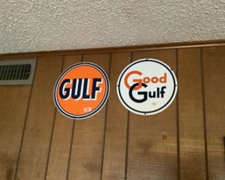 Gulf oil sign
