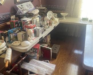 Celebrating Home, Vintage  China, crystal