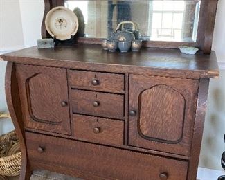 Beautiful tiger oak buffet