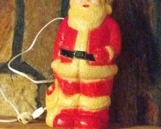 santa blow mold