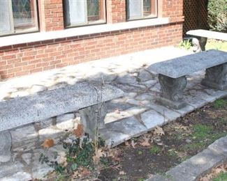 We have four concrete benches for sale.  Please bring help to load!