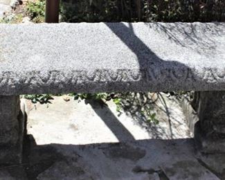We have four concrete benches for sale.  Buyer must have help to move.  