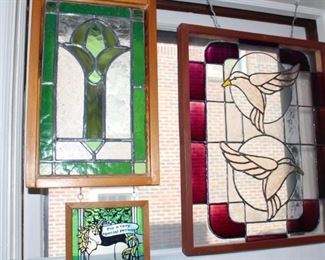 Stained glass art.  