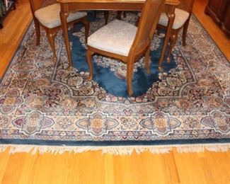Detail of rug in dining room.