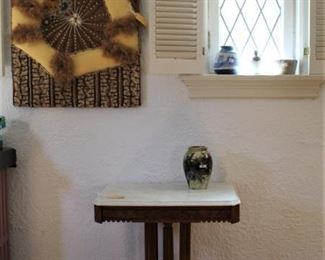 Victorian marble top table.