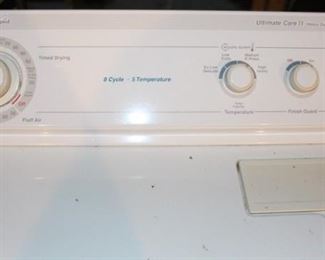 Whirlpool washer and electric  dryer.