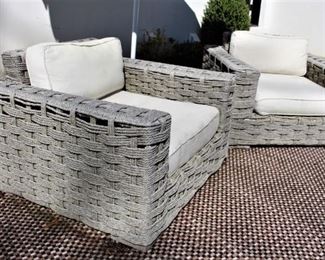 Restoration Hardware rope club chairs $400.00.