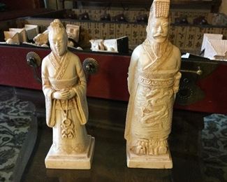 King & Queen Chess Figurines