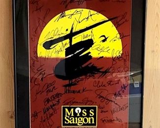 Autographed Framed Poster "Miss Saigon"