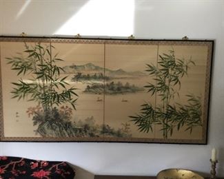 Bamboo Screen Wall Art