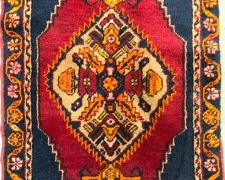 Vintage Handmade Turkish Wool Rug
