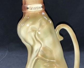 GLOBAL VIEWS Greyson The Ceramic Greyhound Vessel
