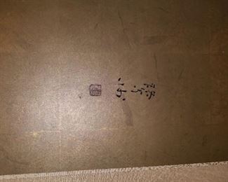 4 panel Asian wall art