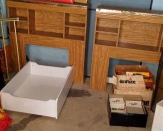 pair twin headboards