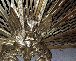 double sided fireplace fan, very heavy