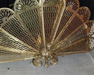 double sided fireplace fan, very heavy