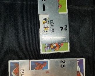 vintage aluminum Bridge card sets