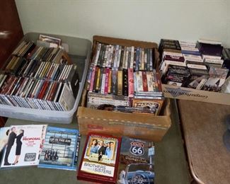 Classical CD's, DVD's & VHS (many sealed)