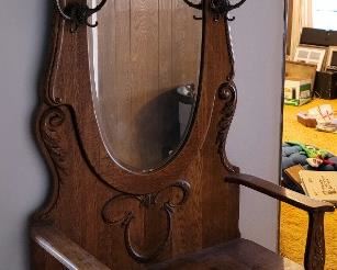 Antique Hall Tree
