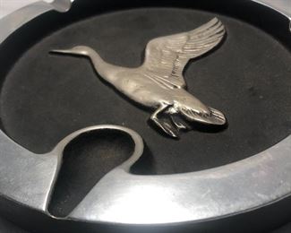 Wilton pewter pipe & cigar ashtray.