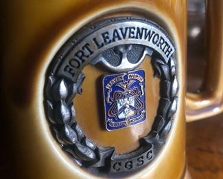 Fort Leavenworth vintage stein.