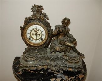 Wonderful Figural Antique Clock