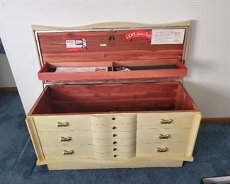 Nice cedar chest with original paperwork