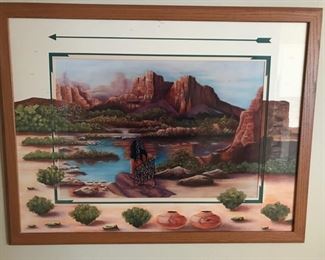 Stunning handpainted picture by Salune. Signed by artist.