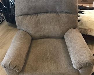 Like new recliner. Gently used for only a few weeks.  Very comfortable!