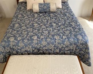 Full size Bedroom furniture and beautiful bedding