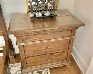 Pair of St. Jamesa Closed Nightstands by Restoration Hardware