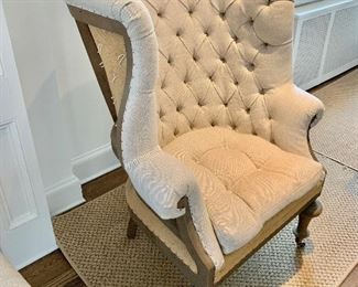 Soft Surroundings Fontaine Wingback Chair 