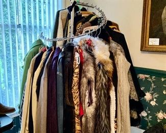 Coat collection includes real and faux furs