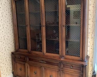 Vintage Sherrill Furniture hutch