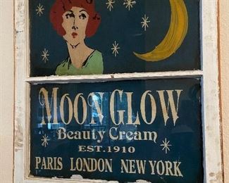 Moon Glow Beauty Cream Advertisement Framed Art