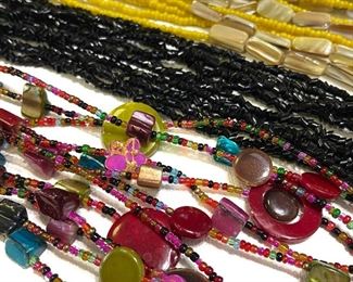 An assortment of jewelry, both fine and costume 