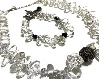 An assortment of jewelry, both fine and costume 