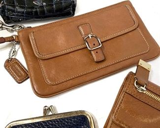 Coach Wallet Billfold along with other designer bags, not all pictured 