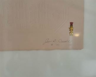 Jane B. Crowell painting, Canyon Echo, 1987