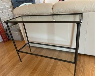 Glass Console Table