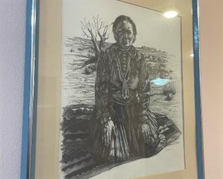 Native American Portrait, Wall Art