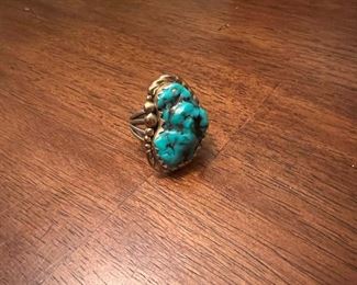 Native American Jewelry, Turquoise Ring