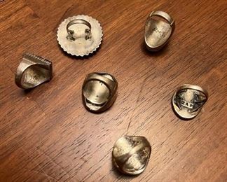 Native American Jewelry, Ring Collection, Turquoise