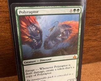 Polyraptor M Card Magic the Gathering Collectible Card in Protective Sheet Wizards of the Coast