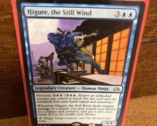 Higure the Still Wind Rare Card Magic the Gathering Collectible Card in Protective Sheet