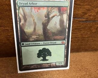 Foil Dryad Arbor Magic the Gathering Collectible Card in Protective Sheet Wizards of the Coast