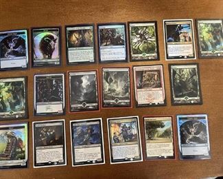 18 Magic the Gathering Collectible Cards in Protective Sheets Wizards of the Coast