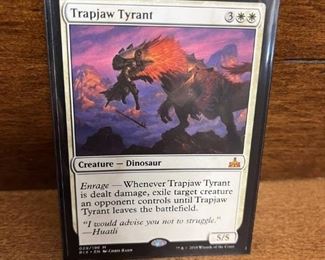 Trapjaw Tyrant M Card Magic the Gathering Collectible Card in Protective Sheet Wizards of the Coast